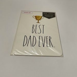 RAE DUNN “BEST DAD EVER” Trophy Greeting Card